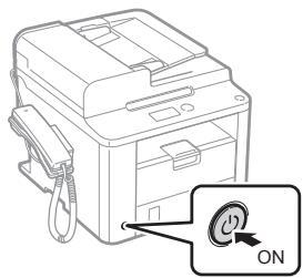 CANON L410 - Anschließlich des Netzkabels und Einsatzen des Geräts über den Netzschalter - 3