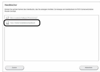 CANON L410 - Installieren des Treibers/der Software - 5