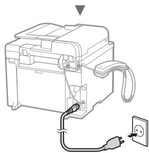 CANON L410 - Connecting the Power Cord and Turning ON the Power - 2