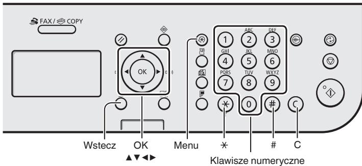 CANON L410 - Poruszanie są po menu i sposob wpisywnia tekstu - 1