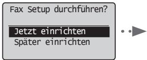 CANON L410 - Geben Sie die anfänglichen Faxeinstellungen an. - 1