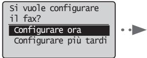 CANON L410 - Specificare le impostazioni iniziali del fax. - 1