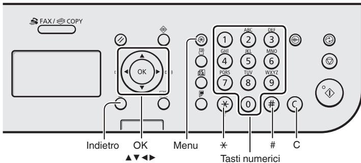 CANON L410 - Esploration del menu e metod d'immissione del testo - 1