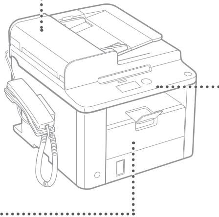 CANON L410 - Usuwanie zaciçętego papieru - 4