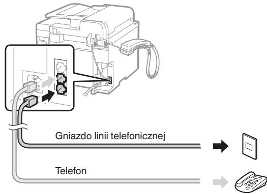 CANON L410 - Podlączenia przywodu Telefoncznego. - 1
