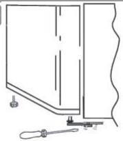 CANDY CCTOS 544WH - Inverser le SENS d'ouverture des PORTES - 5