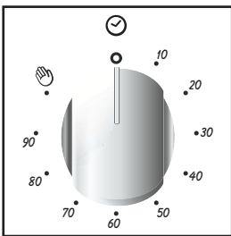 CANDY CCV5543BX/1 - Utilisation de la minuterie de fin de cuisson - 1