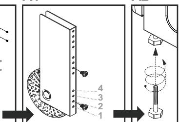CANDY CCV5543BX/1 - Ruedas y patas ajustables - 2