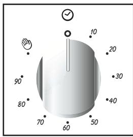 CANDY CCV5543BX/1 - USING THE END OF COOKING TIMER - 1