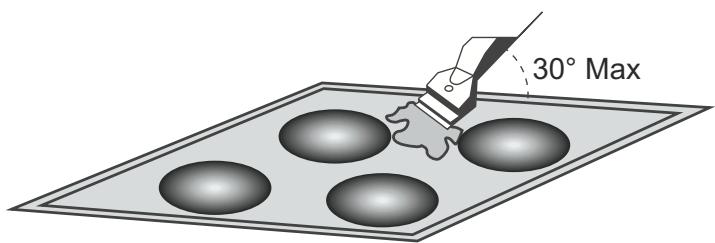 CANDY CCV5543BX/1 - However, you must care not to let any liquid go into the open zones, and then to push the knobs fully on fitting back. - 1