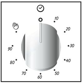 CANDY CCV5543BX/1 - BENUTZUNG DES TIMERS FÜR BACKZEITENDE - 1