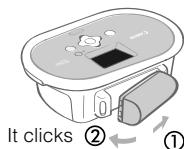 CANON SELPHY CP770 - - Charging the Battery Pack - 2