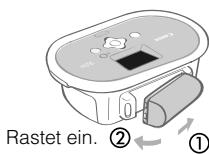 CANON SELPHY CP770 - Laden des Akkus - 2