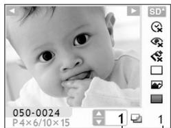 CANON SELPHY CP770 - Pulse o para seleccionar la imagen que desea imprimir. - 2