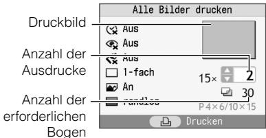 CANON SELPHY CP770 - Drücken Sie die Taste OK, und überprüfen Sie die Einstellungen. - 2