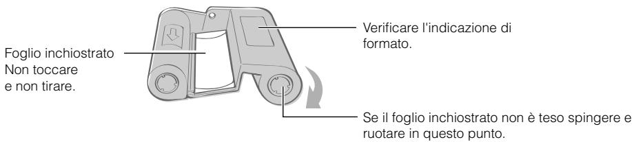CANON SELPHY CP770 - Verificare che il foglio inchiastro alla ben teso. - 1