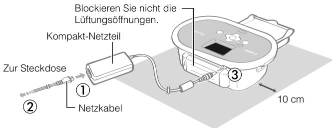 CANON SELPHY CP770 - Aufstellen und Anschließen des Druckers - 1