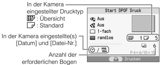 CANON SELPHY CP770 - Drücken Sie die Taste OK, und überprüfen Sie die Einstellungen. - 1