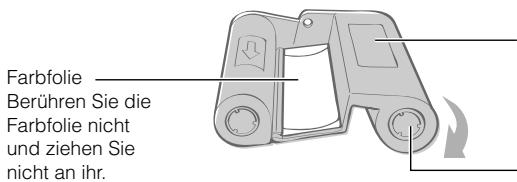 CANON SELPHY CP770 - Achten Sie darauf, dass die Farbfolie straff gespannt ist. - 1