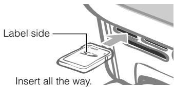 CANON SELPHY CP770 - Insert a single memory card into the appropriate card slot. - 2