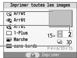 CANON SELPHY CP770 - Appuyez sur OK et vérifiez les réglages. - 2