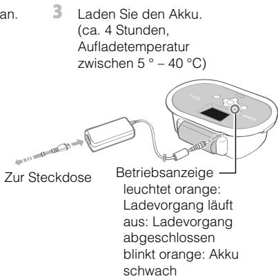 CANON SELPHY CP770 - Laden des Akkus - 3