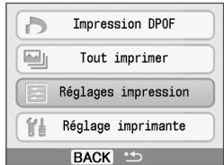 CANON SELPHY CP770 - Appuyez sur (MENU). - 2