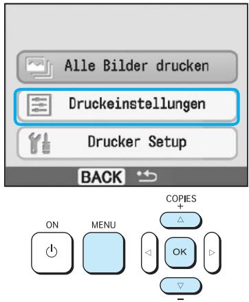 CANON SELPHY CP780 - Einstellen verschiedener Funktionen - 1