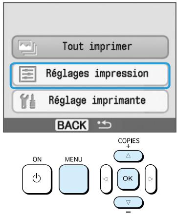 CANON SELPHY CP780 - Réglage de diverses fonctions - 1