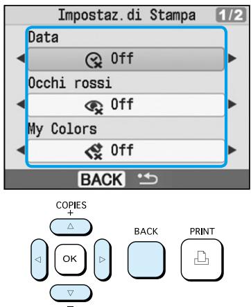 CANON SELPHY CP780 - Consente di visualizzare la schermata delle impostazioni. - 1