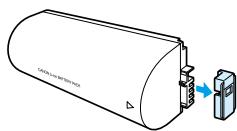 CANON SELPHY CP780 - Remove the battery cover. - 1