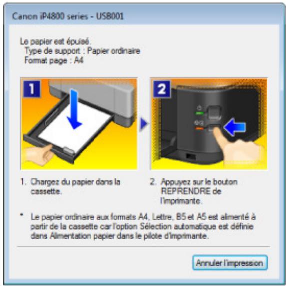 CANON PIXMA IP4850 - En cas d'erreur - 1