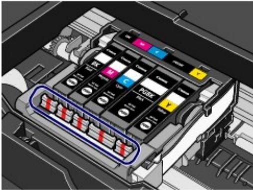 CANON PIXMA IP4850 - - À l'aide des voyants d'encre - 1