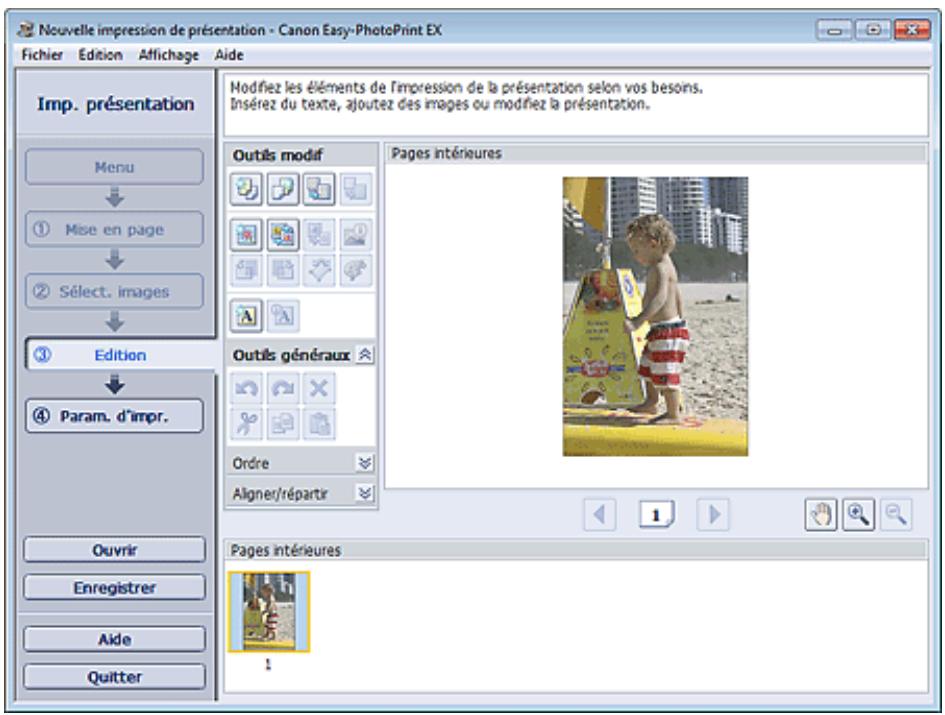CANON PIXMA IP4850 - Cliquez sur Edition. - 1