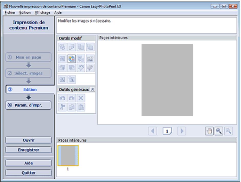 CANON PIXMA IP4850 - Cliquez sur Edition. - 1