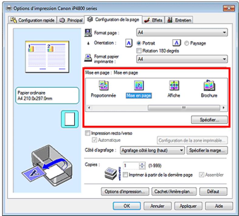 CANON PIXMA IP4850 - Impression mise en page - 2