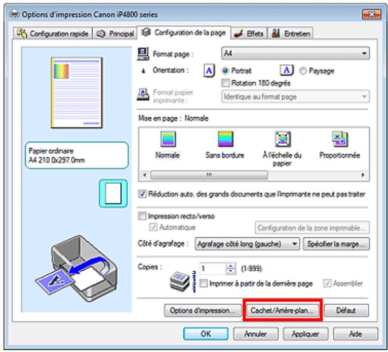 CANON PIXMA IP4850 - Enregistrement d'un nouveau cachet - 1