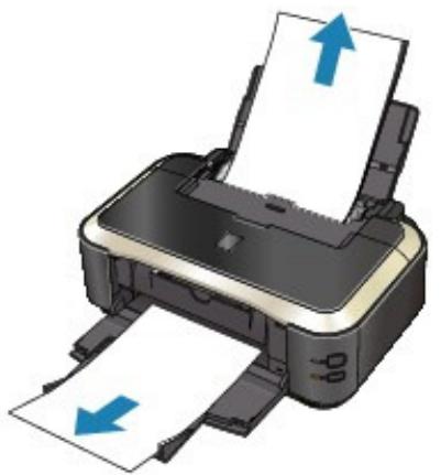 CANON PIXMA IP4850 - Bourrage papier au niveau de l'emplacement de la sortie papier ou du réceptacle arrêté - 1