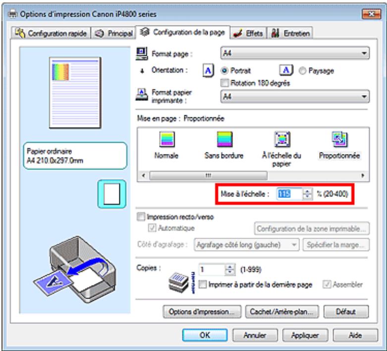 CANON PIXMA IP4850 - Impression proportionnée - 4