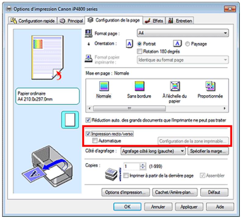 CANON PIXMA IP4850 - Impression recto/verso manuelle - 1