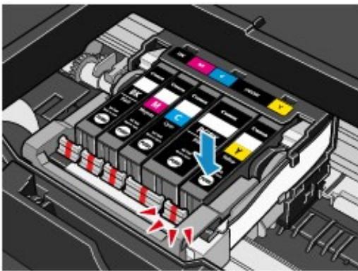 CANON PIXMA IP4850 - Placez la cartouche d'encre neue. - 2