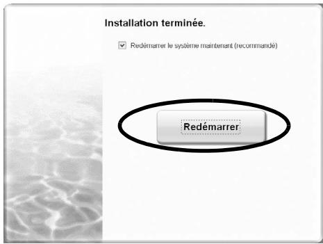 CANON CANOSCAN 4400F - Une fois l'installation terminée, cliquez sur [Redémarrer] pour relancer votre ordinateur. - 1