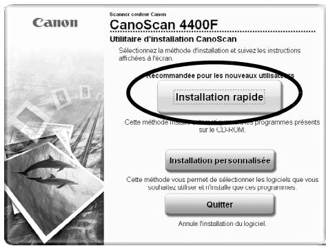 CANON CANOSCAN 4400F - Cliquez sur [Installer] pour lancer l'installation. - 1