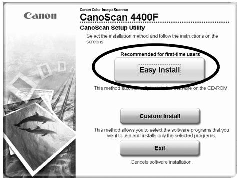 CANON CANOSCAN 4400F - When the installation is complete, click [Restart] to restart your computer. - 1