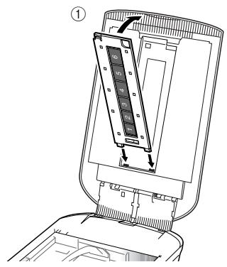 CANON CANOSCAN 4400F - Coloque la guía depelículas en la tapa dedocumentos y ciérrela. - 1