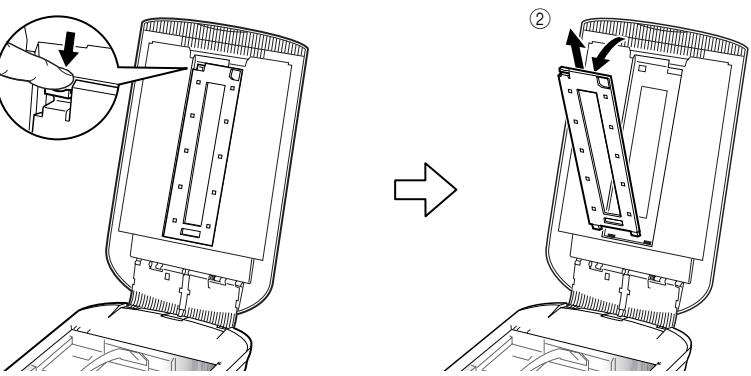 CANON CANOSCAN 4400F - Retire a Guia de这部电影 da tampa de documents. - 1