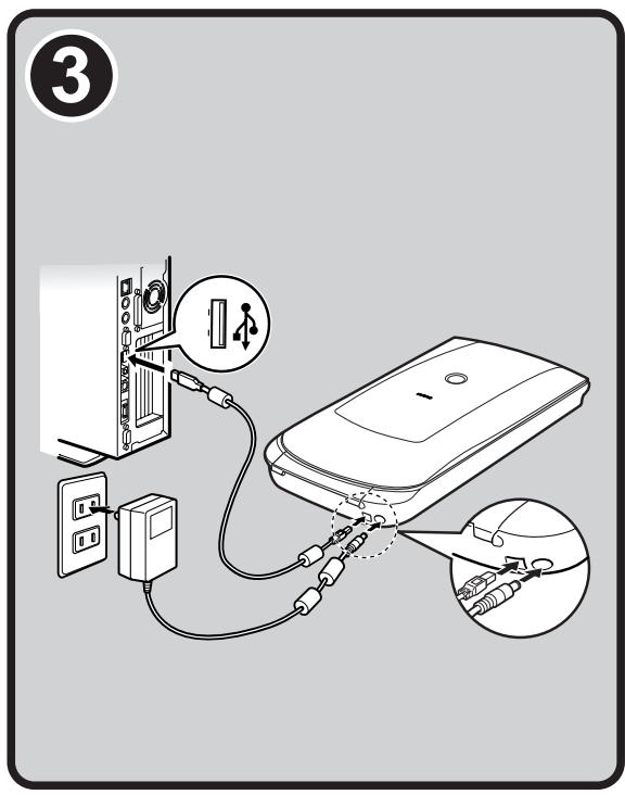 Diagram showing cable connection to a device with labeled components and annotations