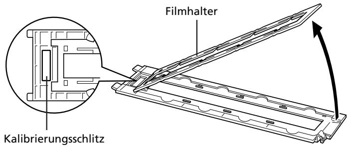 Filmhalter Kalibrierungsschlitz