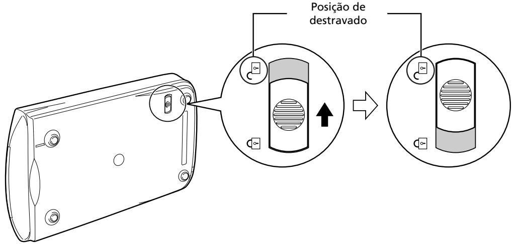 Posição de destravado
