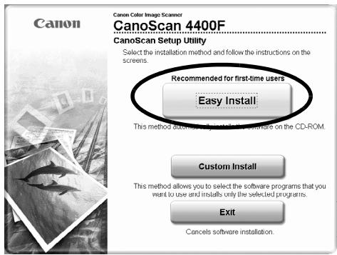 CANON CANOSCAN 4400F - Quando l'installazione e' completa fare clic su [Restart] (Riavvia) per riavviare il computer. - 1